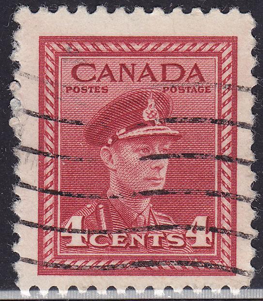 Canada 254 King George VI WWII War 1943