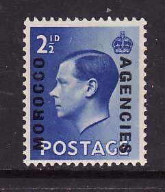 Great Britain Morocco Agencies-Sc#245a- id6-unused NH 2&1/2p bright  ultra-1936