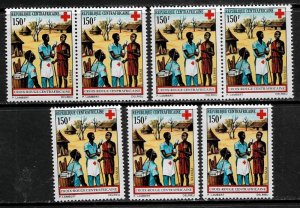 Central Africa #158 MNH Stamp - World Red Cross Day - Wholesale X 7