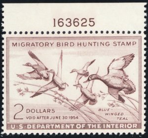 RW20, Mint NH XF $2 Duck Stamp - PSE Graded 90 * Stuart Katz