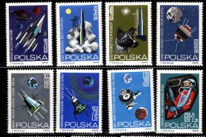 POLAND  1291-97  Space  Set   Mint NH OG VF