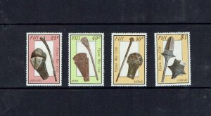 Fiji: 1986, Ancient War Clubs,  MNH Set.