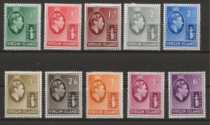 Virgin Islands 75-87 MHR VF 1938 SCV $49.40 (jr)