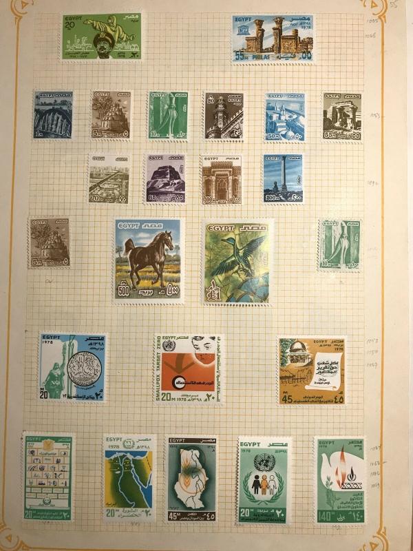 EGYPT 1970s M&U Collection(Appx 200 Items) KR 684