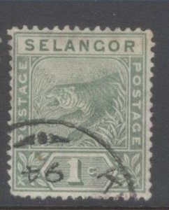 Malaya - Selagor Scott 24 used