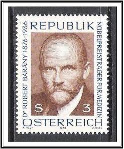 Austria #1031 Dr Robert Barany MNH