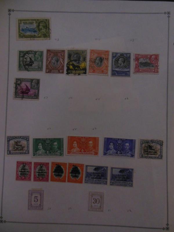 EDW1949SELL : K.U.T. Mint & Used collection, all different on album pages.