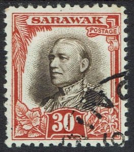 SARAWAK 1932 RAJA BROOKE 30C USED