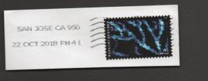 Scott # 5269 used   singles on paper San Jose CA 10-22-2018 cancel