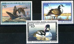 U.S. #RW63-65 MINT OG NH