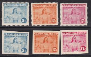 Philippines # N29-31, 20a-31a, Mint Hinged Set