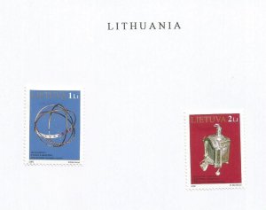 LITHUANIA - 2000 - Technical Monuments Clocks - Perf 2v Set - M L H