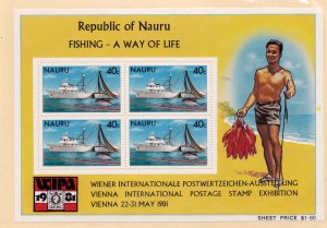 Nauru          230a             MNH OG       Souvenir Sheet