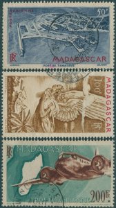 Madagascar 1946 SG315-317 Airmail (3) FU