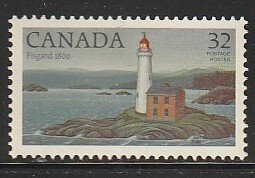 1984 Canada - Sc 1033 - MNH VF - 1 Single - Lighthouses - Fisgard, BC 1860