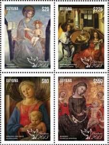 Guyana - 2013 - Christmas 2013 - Set Of 4 Stamps - MNH