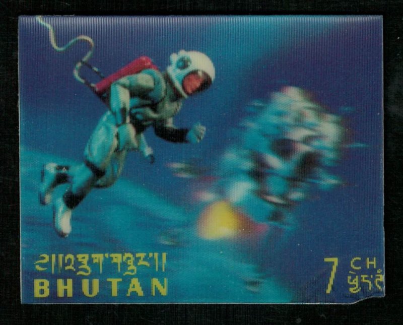 1967, Hologram, 3D Stamps, Space, LEM, 7Ch (RT-149)