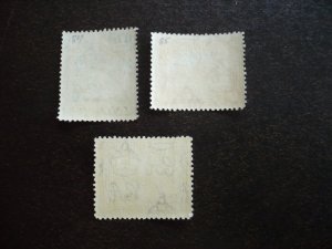 Stamps - Antigua - Scott# 84-86 - Mint Hinged Part Set of 3 Stamps