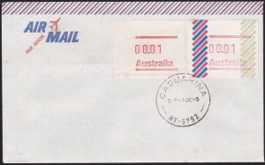 AUSTRALIA FRAMA 1985 1c on blank / plain paper  on cover with normal.......A7336