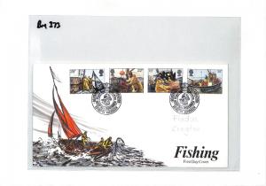 BM373 1981 GB Scotland Aberdeen Fishing FDC {samwells-covers} PTS