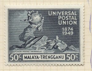 Malaya Trengganu 1949 Early Issue Fine Mint Hinged 50c. NW-197069