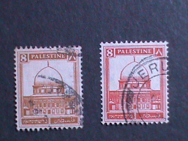 ​PALESTINE-1927- SC#64 ERROR?-COLOR DIFFERENT ? MOSQUE OF OMAR USED VF RARE