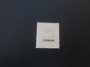 Timor 1885 Sc 8b p13.5 MH