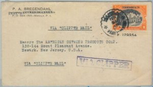 74506 - USA: Philippines  - POSTAL HISTORY -  COVER to USA - Via CLIPPER 1940