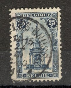 BELGIUM USED STAMP - ,,Le Perron de Liege''  - perf. 11½ : 11 - NICE POST- 1919.