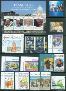 Vatican City 2016 Compete MNH Year Set