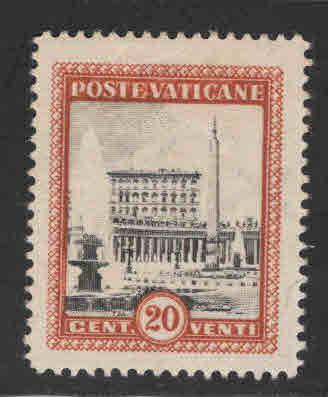 Vatican Scott 21 MH* 1933 stamp