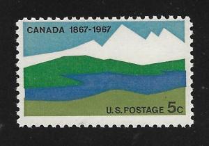 SC# 1324 - (5c) - Canada Centenary, MNH Single