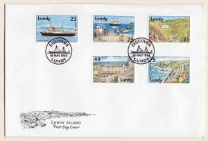 Lundy 1992 Discover Lundy set FDC - fine