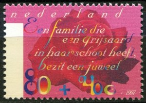 Netherlands Sc#B699 MNH, 80c+40c multi, Summer Stamps 1997: The Elderly and t...