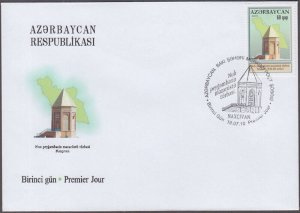 AZERBAIJAN # 930.0 FDC  for TRADITIONAL BURIAL PLACE of NOAH in NAKHCHIVAN CITY