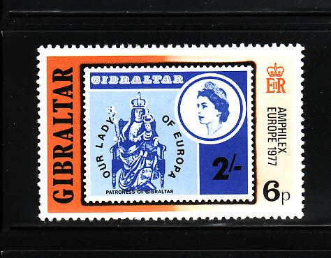 Gibraltar 356 MNH Stamps on Stamps, Stamp Expo