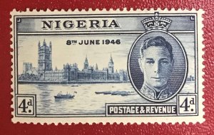 1946 Nigeria Scott 72 mint CV$0.35 Lot 881 Peace issue