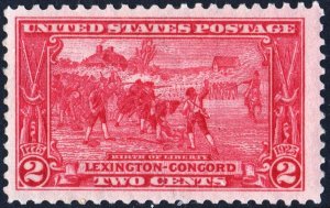 SC#618 2¢ Lexington-Concord Issue (1925) MNH*