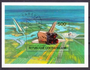 1981 Central African Republic 740/B124 used Space Shuttle