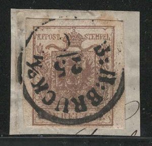 Austria Scott # 4a, used, opp, B: H: Bruck a/d Mur cancel