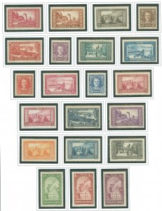 Monaco #110-130 Unused Single (Complete Set)