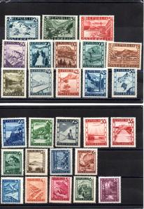 Austria 455-481 MNH (except four highest values MH)
