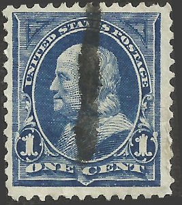 # 264 Blue Used Ben Franklin