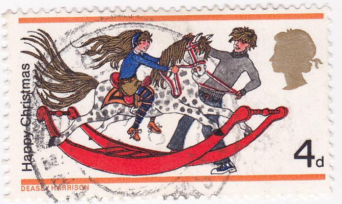 Great Britain 1968 Christmas -Rocking Horse 4d used 