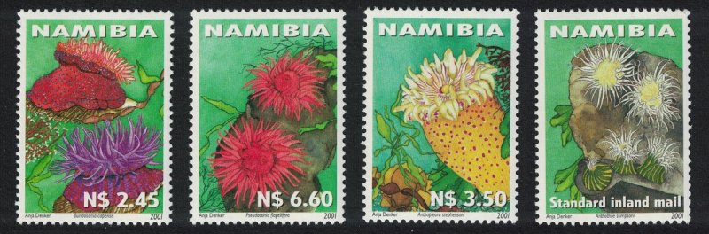 Namibia Sea Anemone 4v SG#878-881