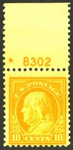 U.S. #510 MINT PL# SINGLE OG NH