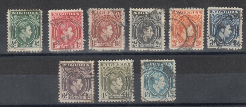 Nigeria KGVI 1938 Set To VFU 1s 3d J9053