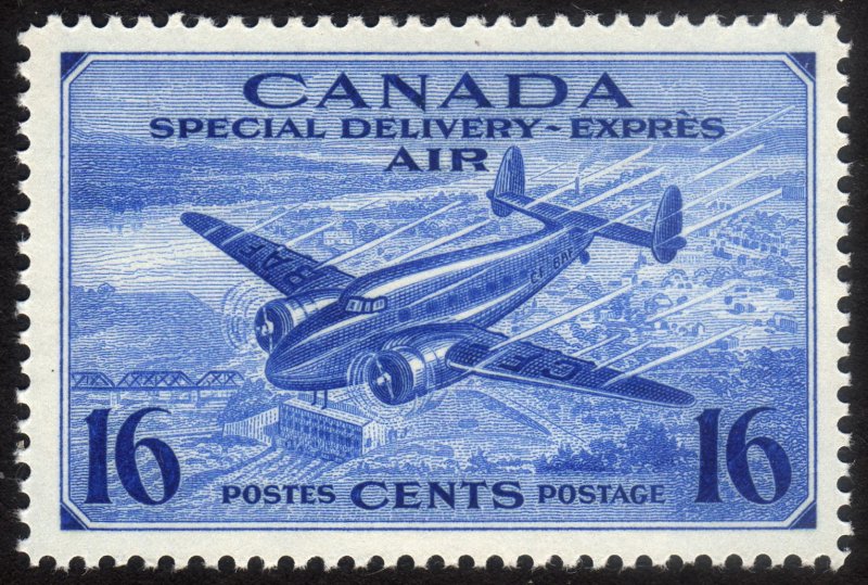 1942, Canada 16c, Transatlantic Mail Plane, MNH, Sc CE1, VF/XF