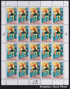 BOBPLATES #3067 Marathon Sheet VF MNH  ~See Details for #s/Pos