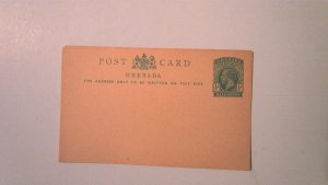 EARLY GRENADA POSTAL CARD MINT ENTIRE